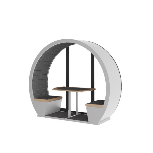 The Meeting Pod Co | Acoustic Outdoor Pod - Part Enclosed