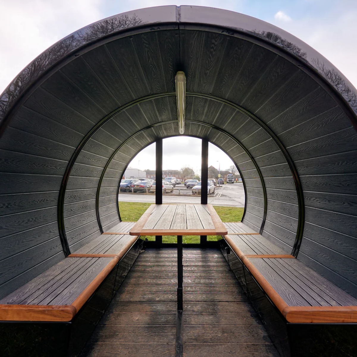 The Meeting Pod Co | Acoustic Outdoor Pod - Part Enclosed