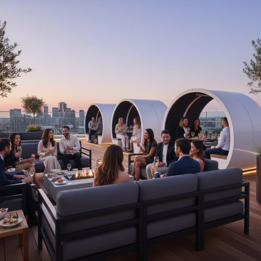 The Meeting Pod Co | Acoustic Outdoor Pod - Open