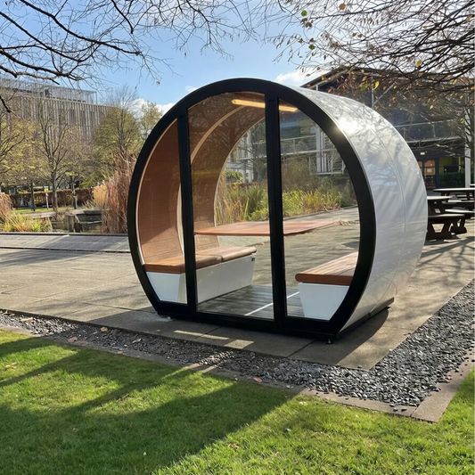 The Meeting Pod Co | Acoustic Outdoor Pod - Part Enclosed