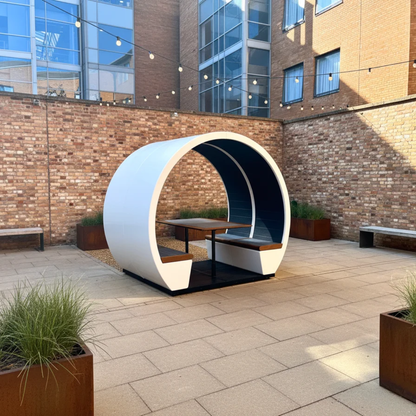The Meeting Pod Co | Acoustic Outdoor Pod - Open