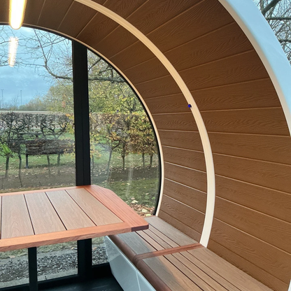 The Meeting Pod Co | Acoustic Outdoor Pod - Part Enclosed