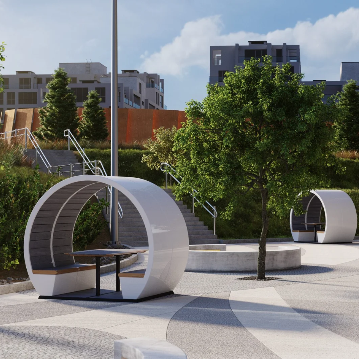 The Meeting Pod Co | Acoustic Outdoor Pod - Open