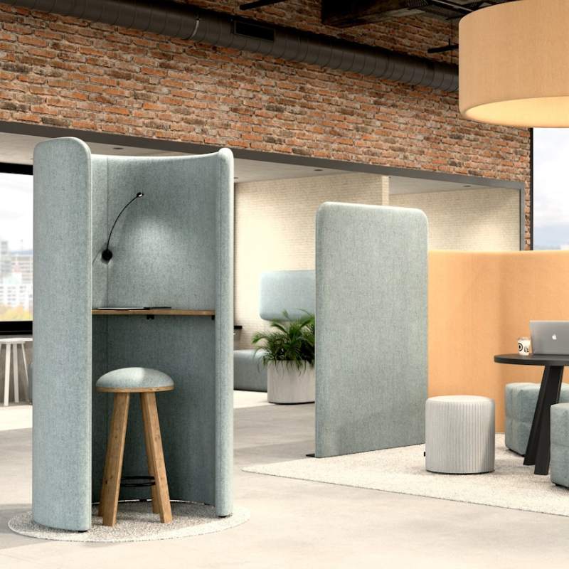 BuzziSpace - BuzziSpace BuzziHug Privacy Booth - Muffle Acoustics Limited 