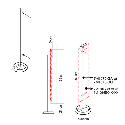 Mitesco Totem Panel Stand