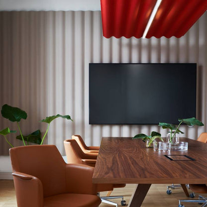  - Abstracta Scala Ceiling Acoustic Absorber Raft - Muffle Acoustics Limited 