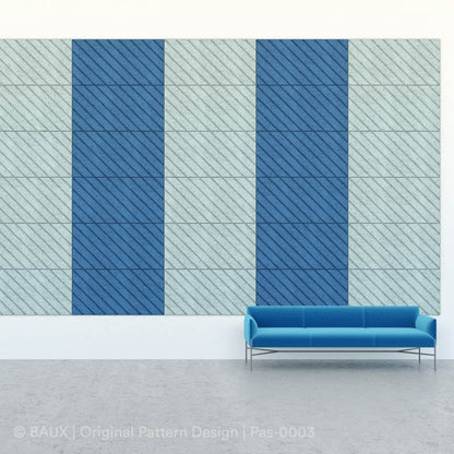BAUX Diagonal Acoustic Wall Panel - Muffle Acoustics Limited