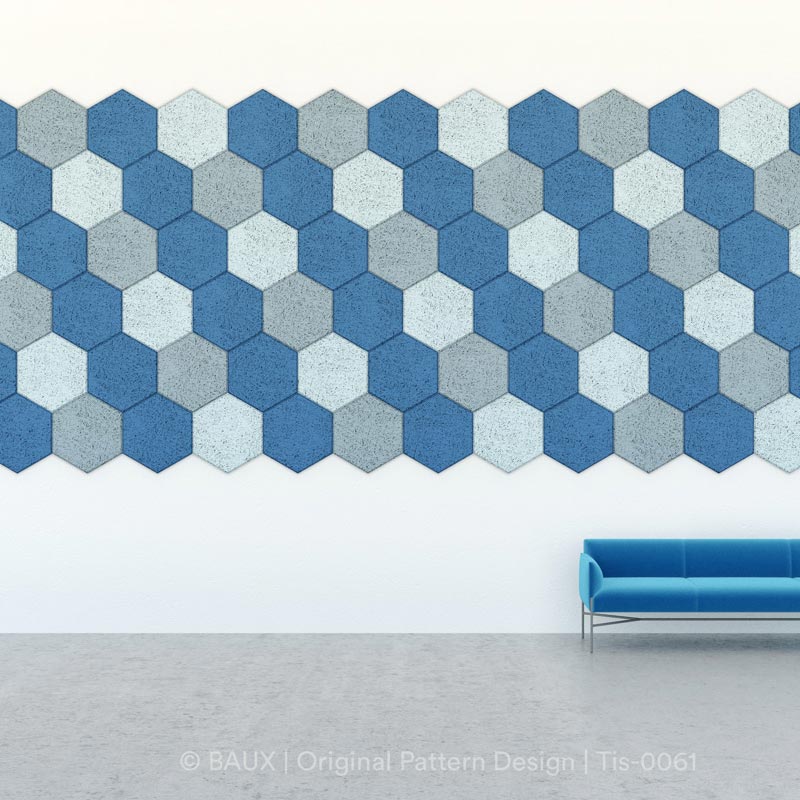 BAUX Hexagon Acoustic Wall Tile - Muffle Acoustics Limited
