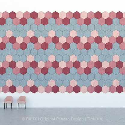 BAUX Hexagon Acoustic Wall Tile - Muffle Acoustics Limited