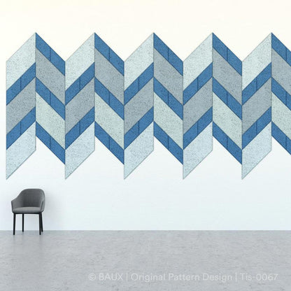 BAUX Parallelogram Acoustic Wall Tile - Muffle Acoustics Limited