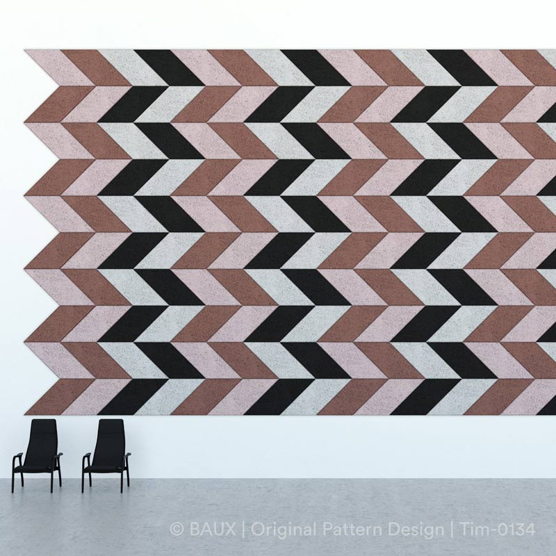 BAUX Parallelogram Acoustic Wall Tile - Muffle Acoustics Limited