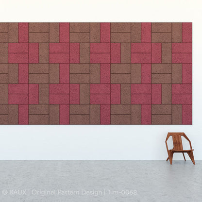 BAUX Rectangle Acoustic Wall Tile - Muffle Acoustics Limited