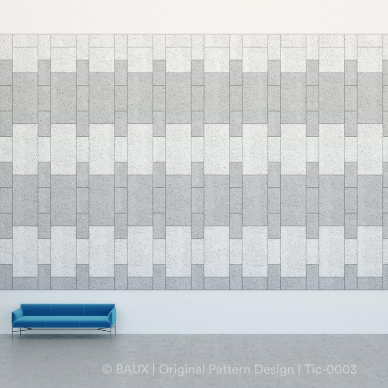 BAUX Rectangle Acoustic Wall Tile - Muffle Acoustics Limited