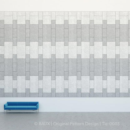 BAUX Rectangle Acoustic Wall Tile - Muffle Acoustics Limited