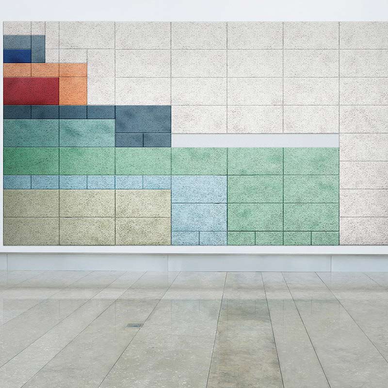 BAUX Rectangle Acoustic Wall Tile - Muffle Acoustics Limited
