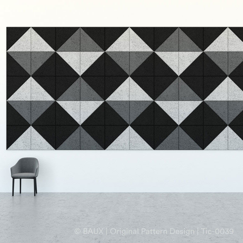 BAUX Triangle Acoustic Wall Tile - Muffle Acoustics Limited