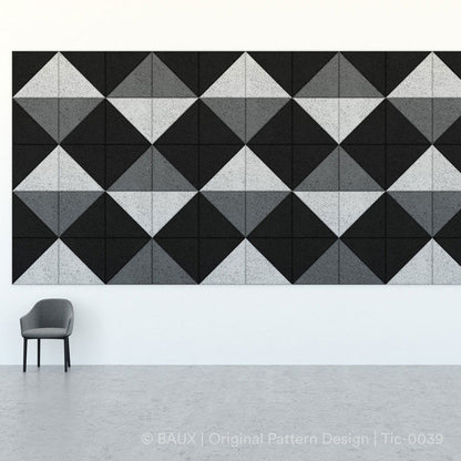 BAUX Triangle Acoustic Wall Tile - Muffle Acoustics Limited