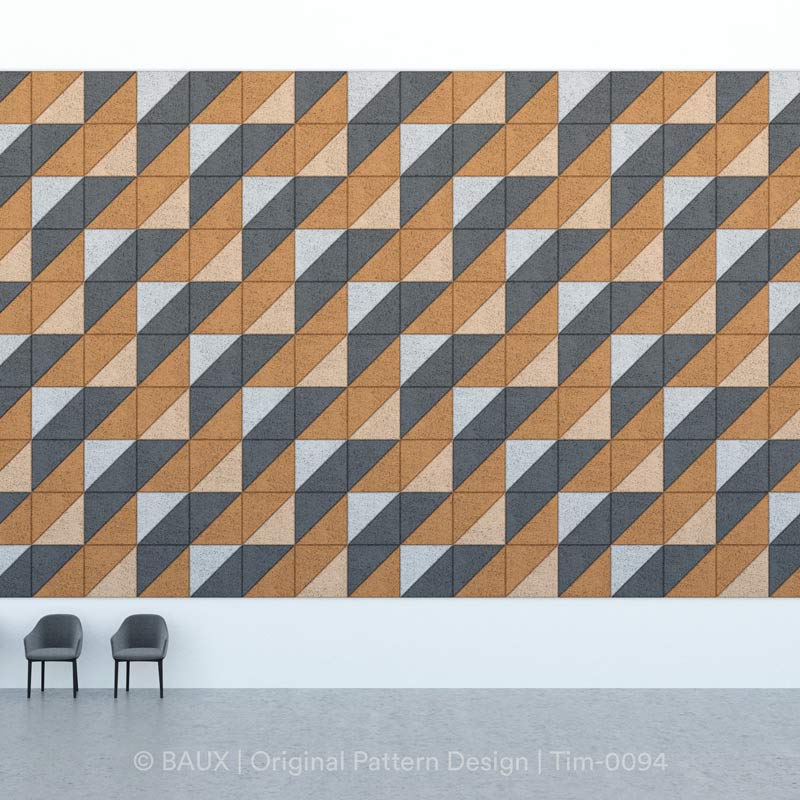 BAUX Triangle Acoustic Wall Tile - Muffle Acoustics Limited