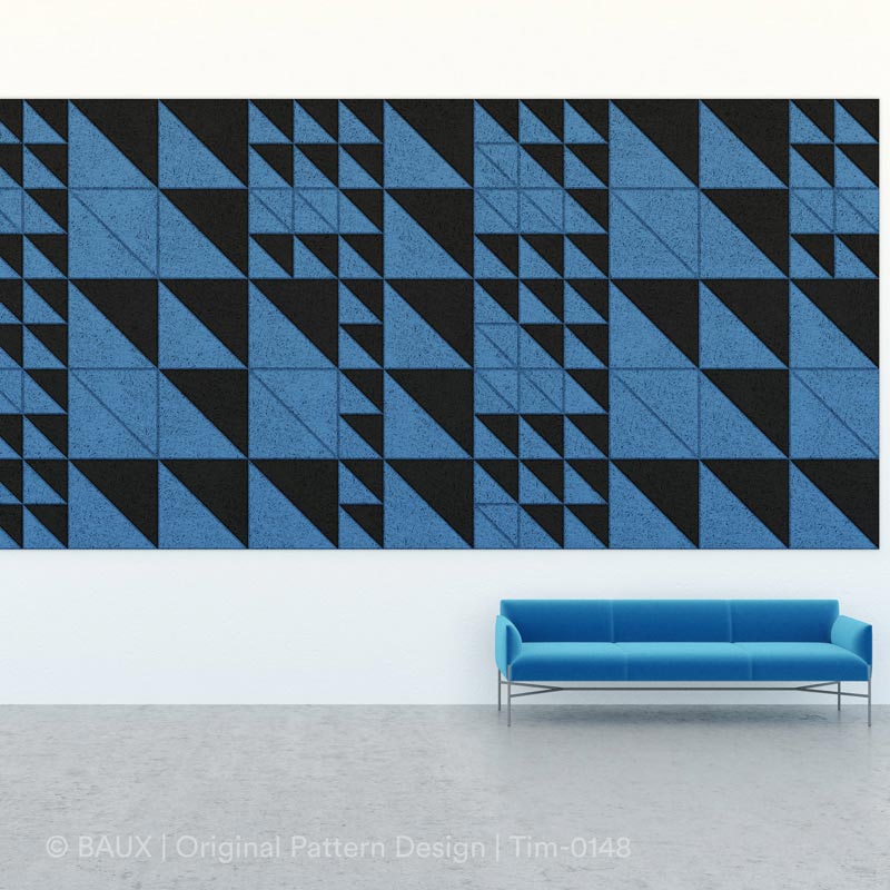 BAUX Triangle Acoustic Wall Tile - Muffle Acoustics Limited