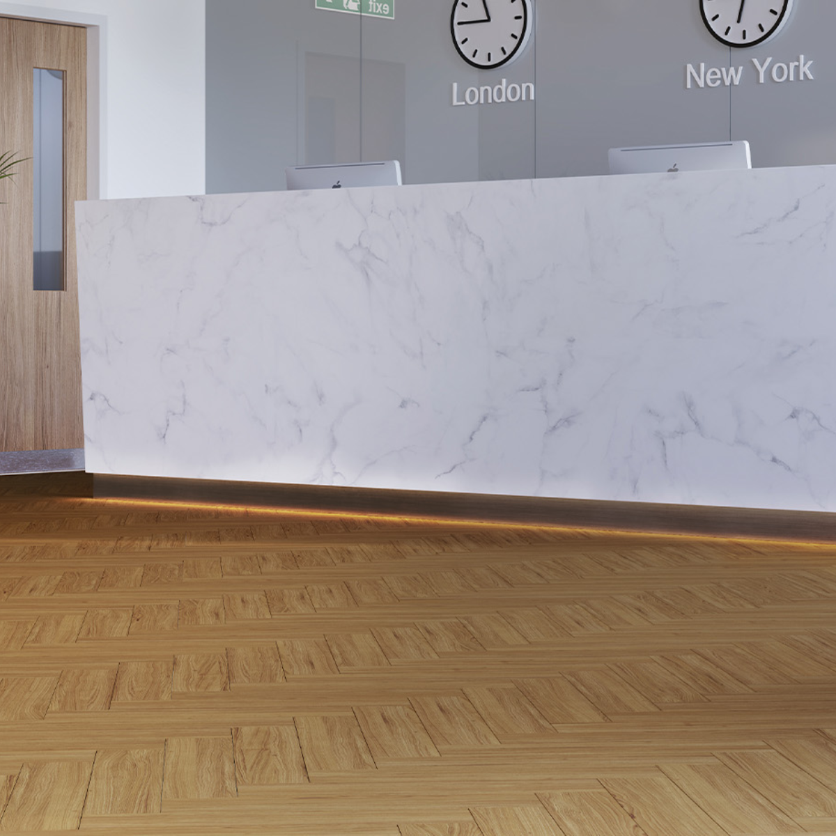Malmo™ | Freedom Herringbone  - Stickdown LVT Flooring