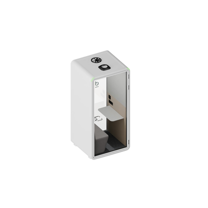 Bureau One - Focus/Cloud White/Isometric camera angle