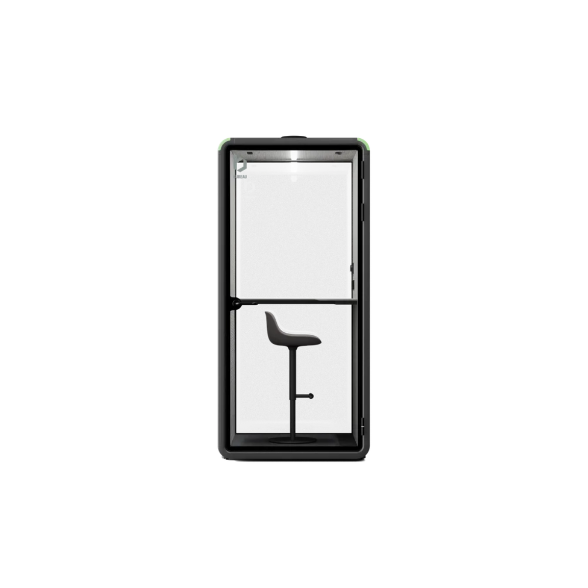 Bureau One - Stand/Domino Black/facing