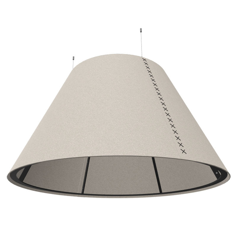 BuzziSpace BuzziShade Acoustic Pendant Disk Light - XL and XXL - Muffle Acoustics Limited