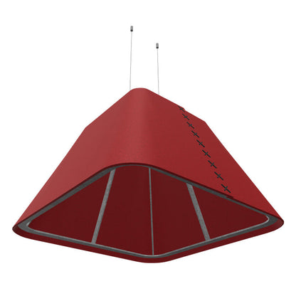 BuzziSpace BuzziShade Acoustic Pendant Light - Square Retrofit - Muffle Acoustics Limited