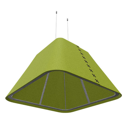 BuzziSpace BuzziShade Acoustic Pendant Light - Square Retrofit - Muffle Acoustics Limited