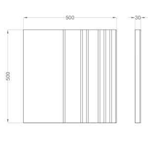 FLUFFO SOFT Pixel Semi-Rift L Acoustic Panel - Muffle Acoustics Limited