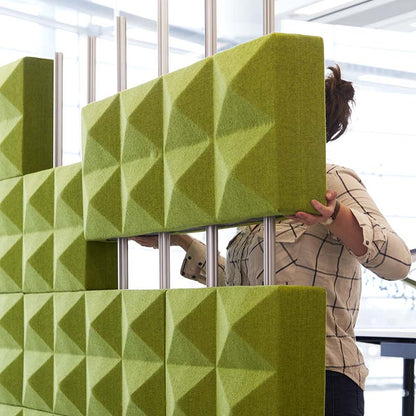 Fabricks Mobile Acoustic Screen - 1200 x 1200mm - Muffle Acoustics Limited