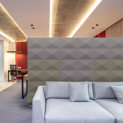 Fabricks Mobile Acoustic Screen - 1200 x 1200mm - Muffle Acoustics Limited