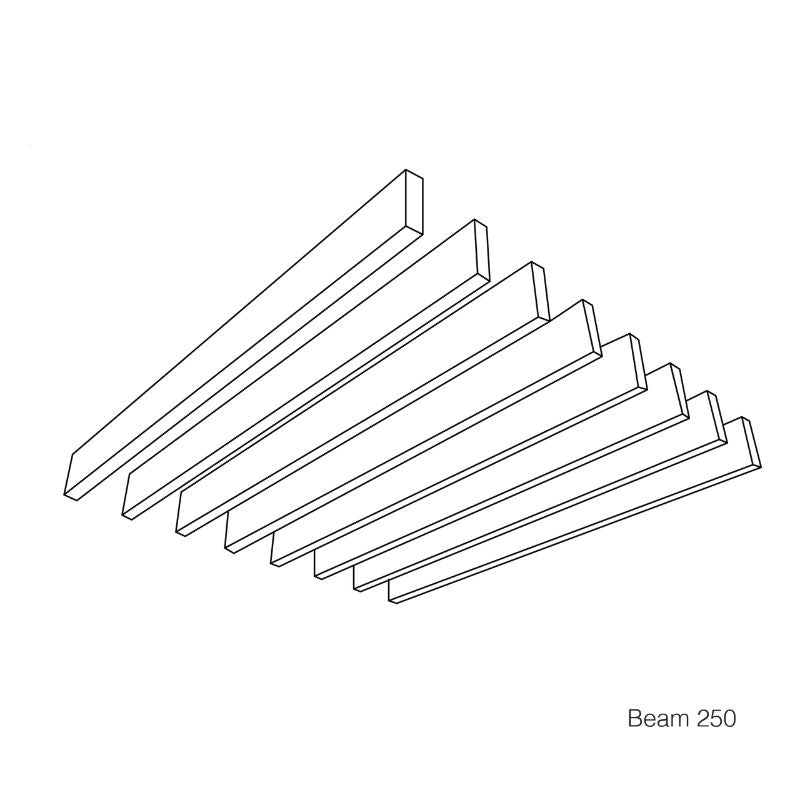 Autex Frontier™ Beam Acoustic Ceiling Baffle (Sold in packs)