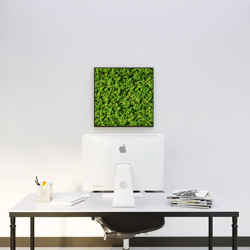 MuffleMoss Square - Reindeer Moss Wall Panel