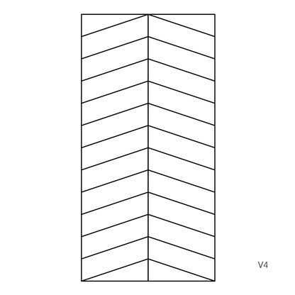 v4 cutting pattern