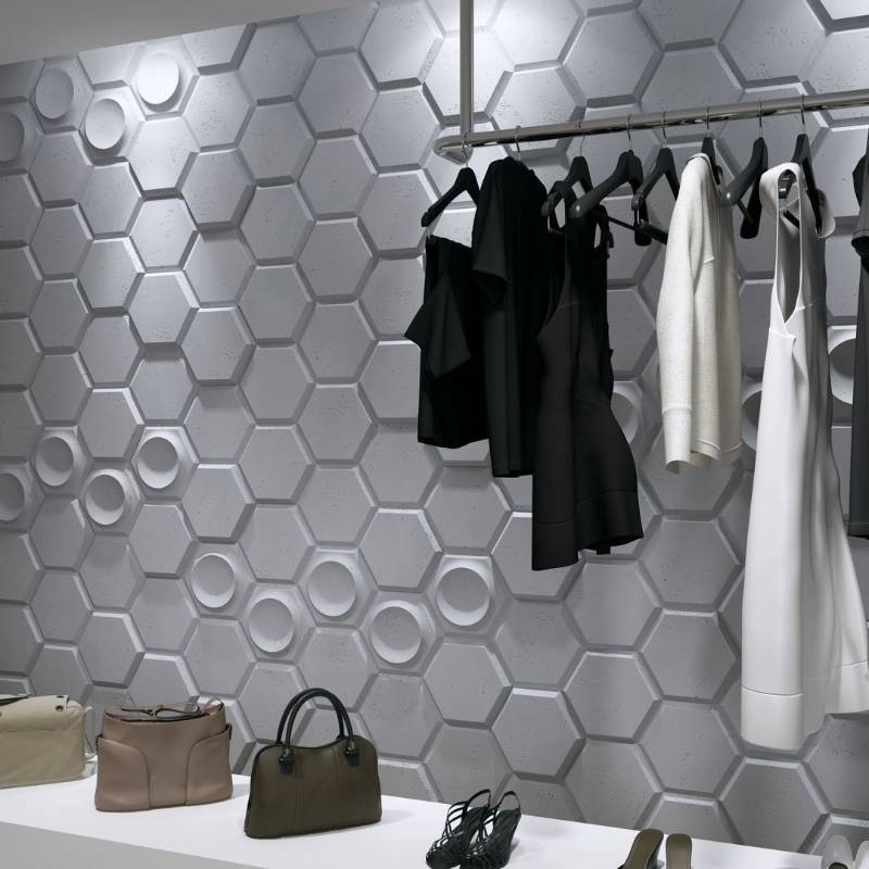 VHCT 3D Concrete Wall Panel | Hexagon