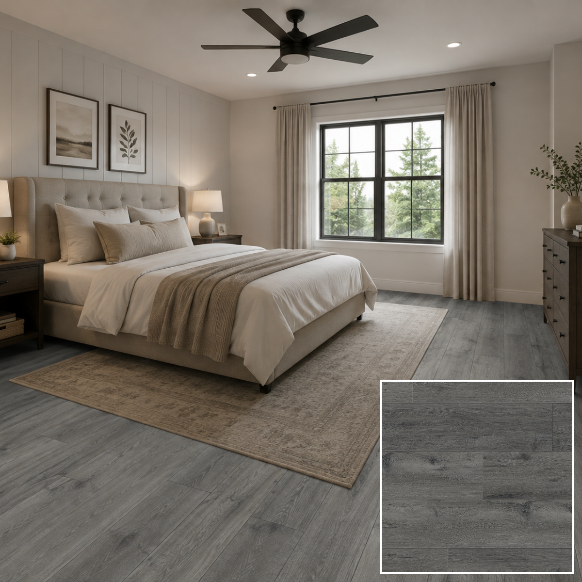 MuffleLVT | Glue Down Luxury Vinyl Tile