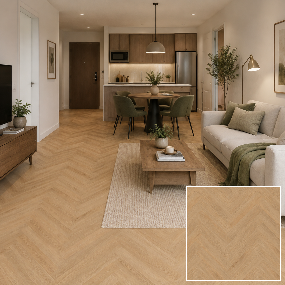 MuffleLVT | Glue Down Luxury Vinyl Tile