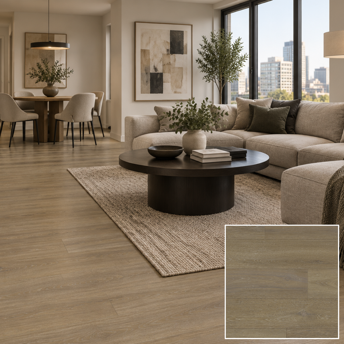 MuffleLVT | Glue Down Luxury Vinyl Tile