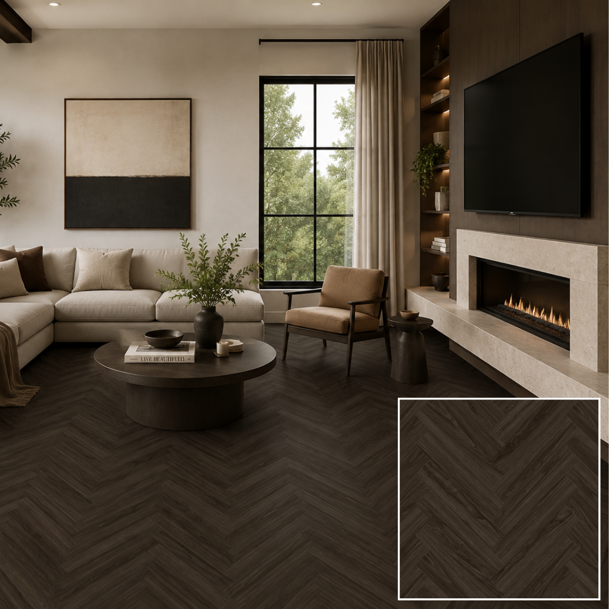 MuffleLVT | Glue Down Luxury Vinyl Tile