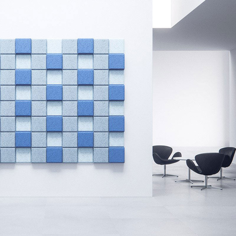  - BAUX 3D Pixel Acoustic Wall Tile - Muffle Acoustics Limited 