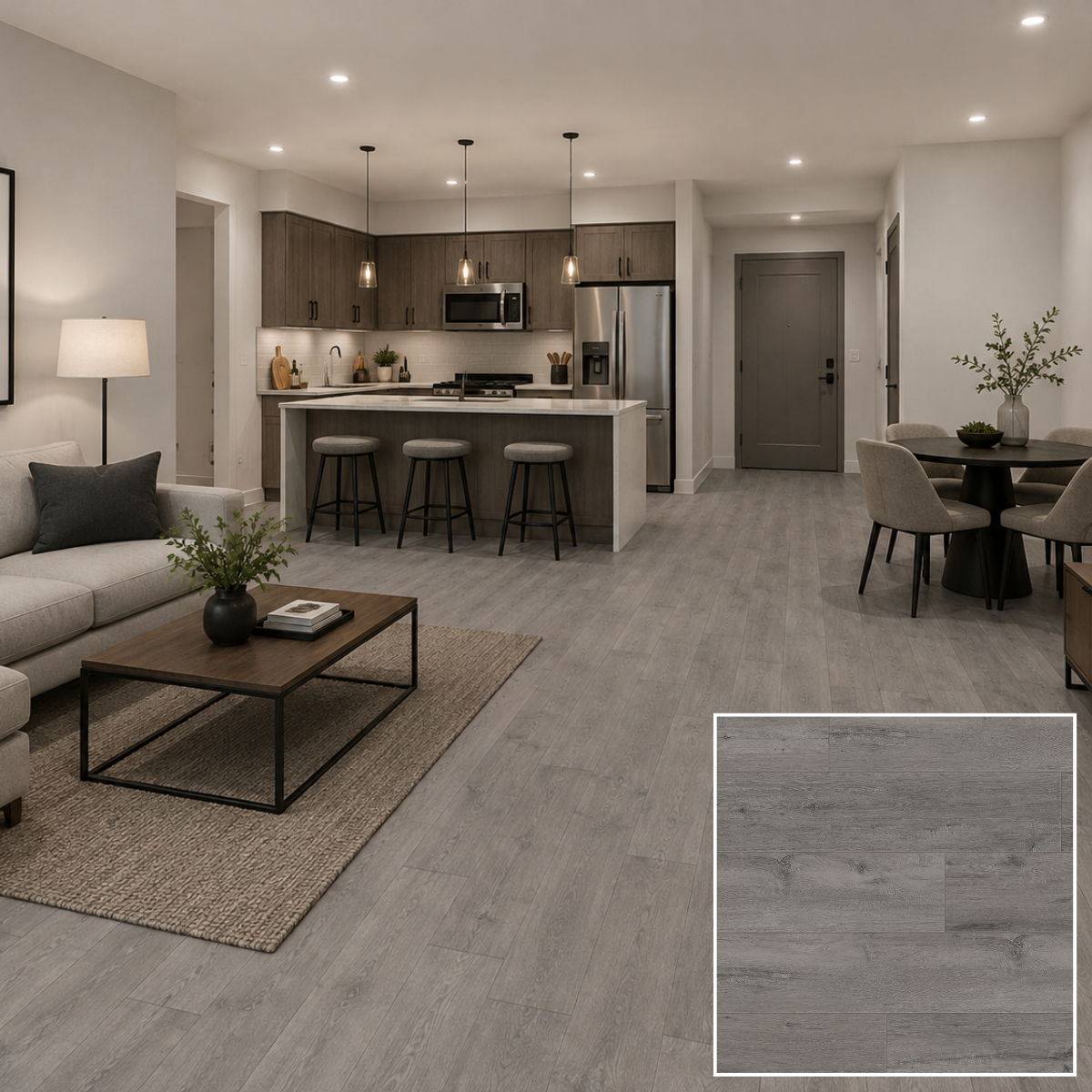 MuffleLVT | Glue Down Luxury Vinyl Tile