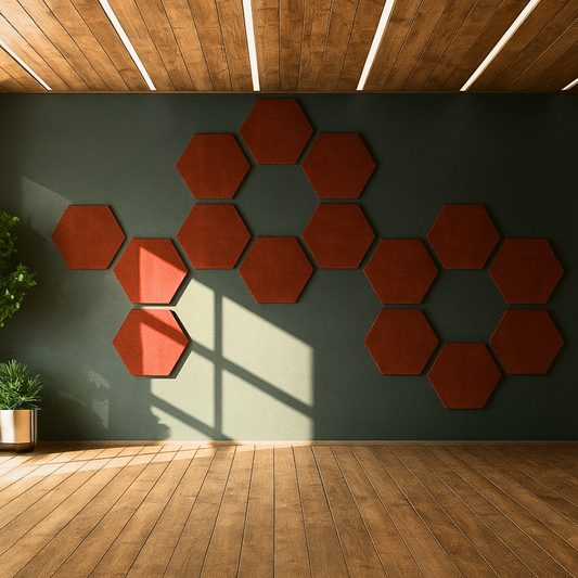 MuffleStick | Hexagon Self-Adhesive Acoustic Panel