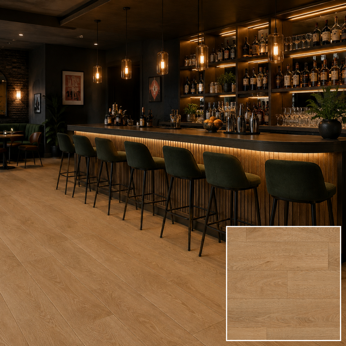 MuffleLVT | Glue Down Luxury Vinyl Tile